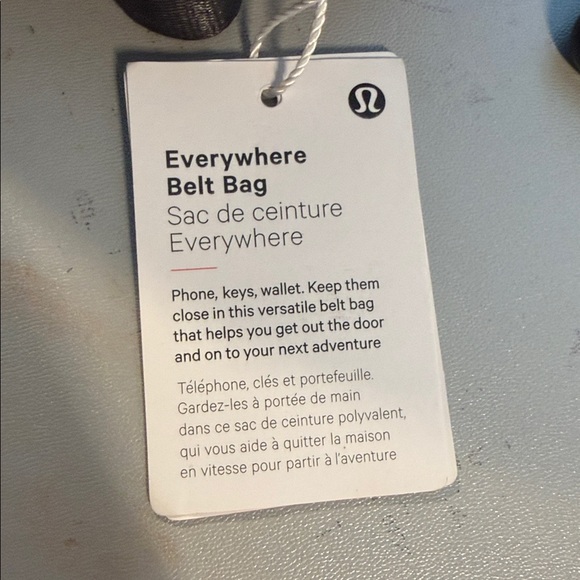 NWOT Lululemon athletica Black Belt Bag - Picture 12 of 16